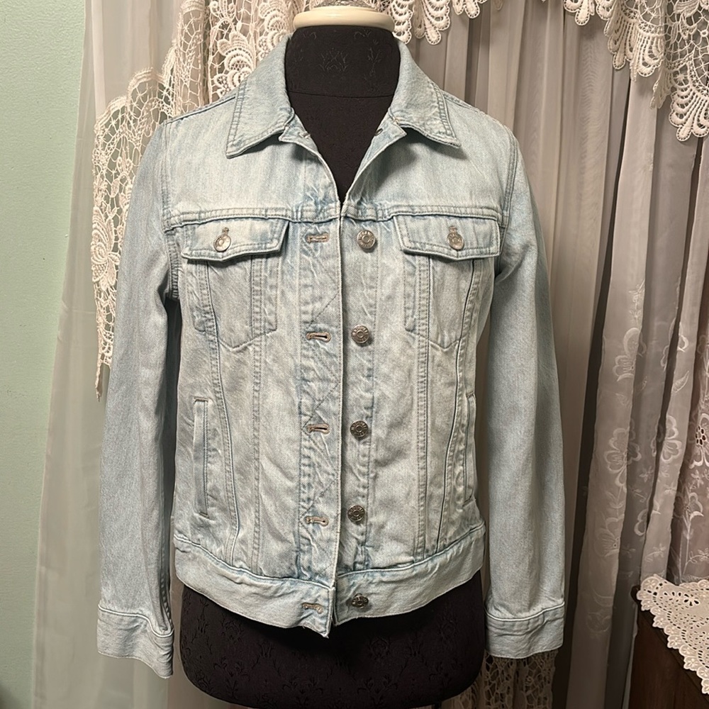 Madewell Light-wash Classic Denim Jean Jacket Sz M